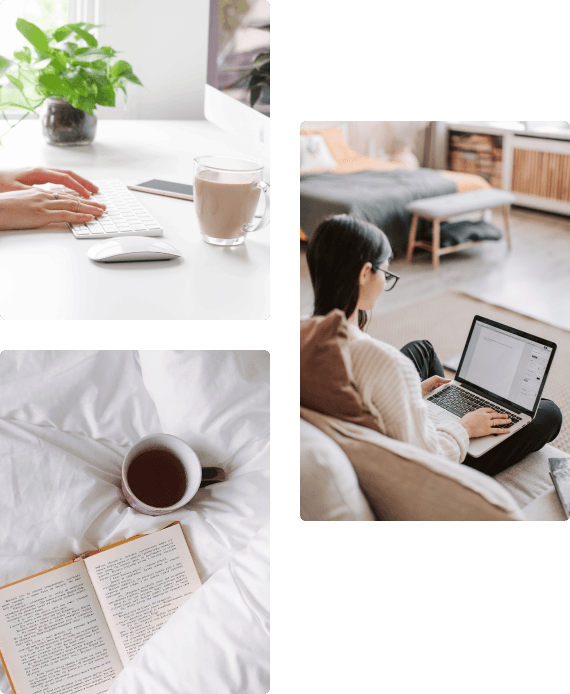 Copywriterka podczas pracy